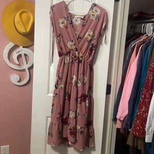 Floral print dress